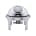 Silver Round Chafing Dish - With Window