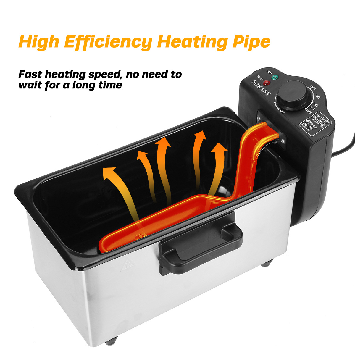 Electric Chip Fryer 1x4lt - Image 3