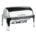 Silver Rectangle Chafing Dish - No Window