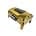 Gold Rectangular Curved Chafing Dish - With Window