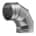Galvanised Extractor 90 Degree Duct Bends
