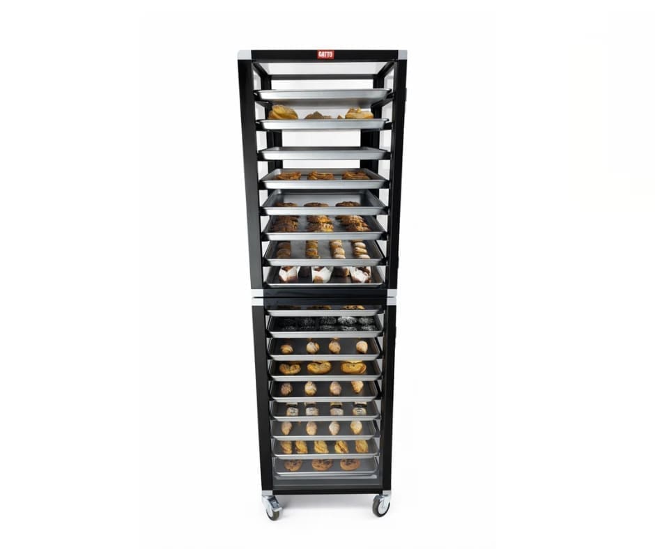 Gatto 18-tier Black Cooling Trolley With Enclosed Doors - Image 3