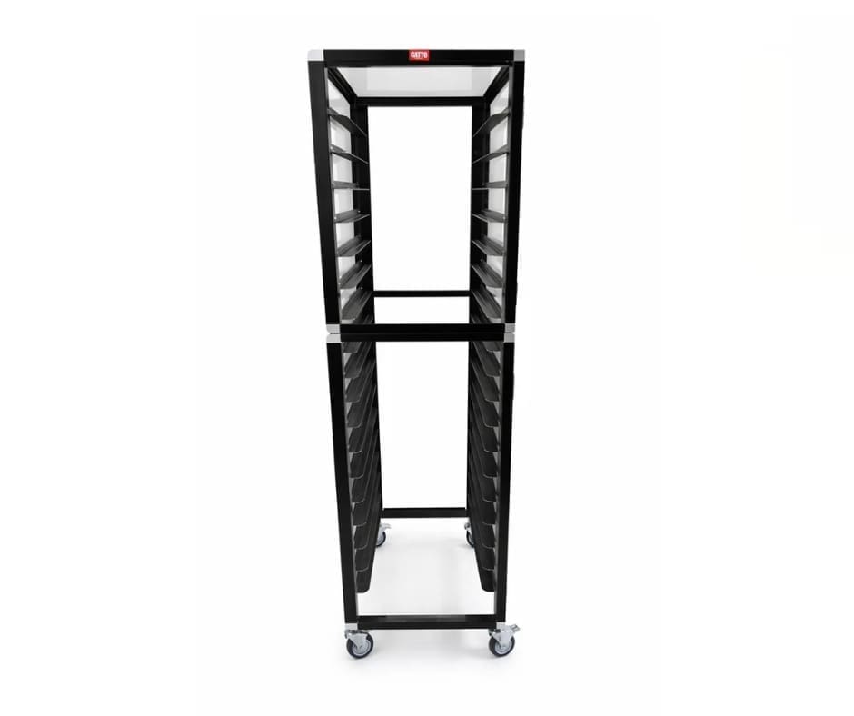 Gatto 18-tier Black Cooling Trolley With Enclosed Doors - Image 6