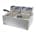 Double Electric Chip Fryer 2 x 8lt